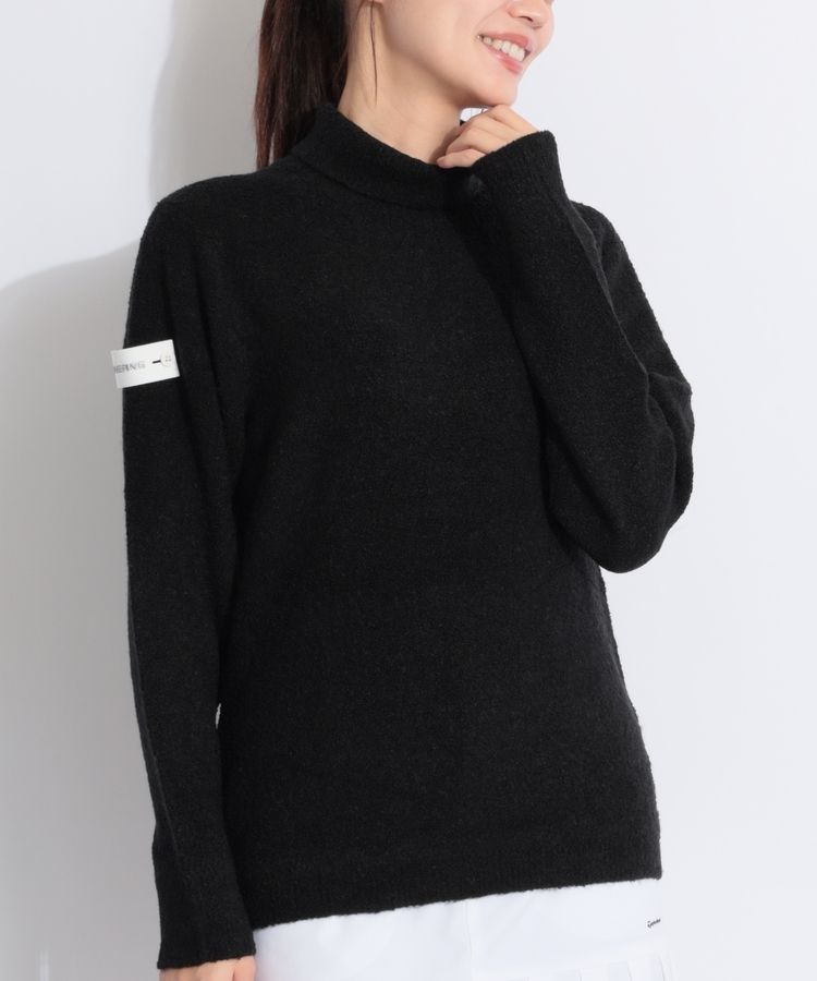 ブリーフィングゴルフ BR プードルボアタートルネックニット