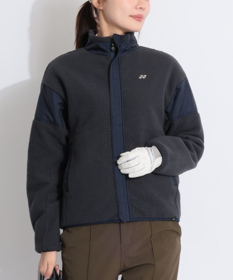 YONEX ヨネックス リバーシブルボアジャケット Lサイズ YONEX（ヨネックス） ジャケット リバーシブル ボアフリース アウター