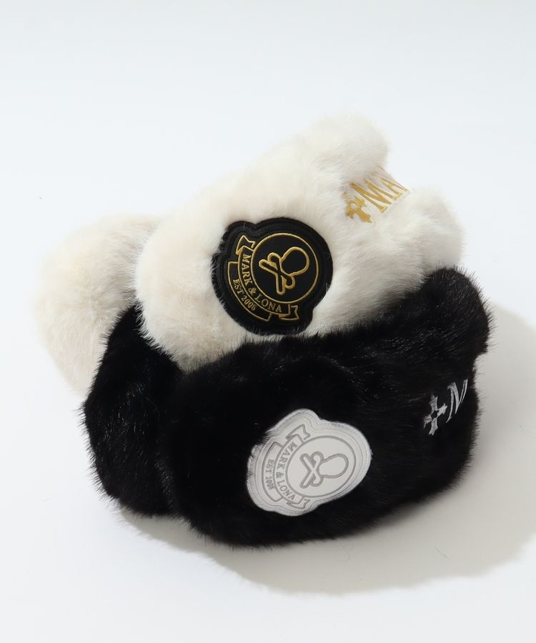 【新品未使用】MARK & LONA バックアーム型ロゴワッペンファーイヤーマフ マーク＆ロナ ML 【1/13までタイムセール】バックアーム型ロゴワッペン