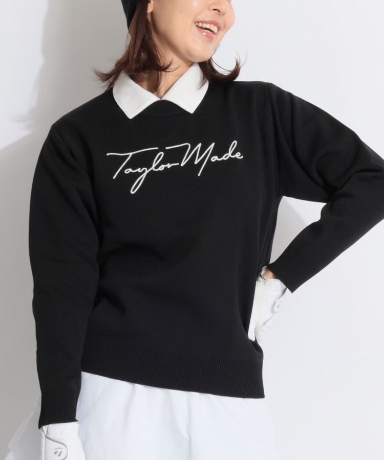 テーラーメイド ゴルフクルーネックセーターL 新品TaylorMadeテーラーメイド　グラフィック　クルーネック　セーター