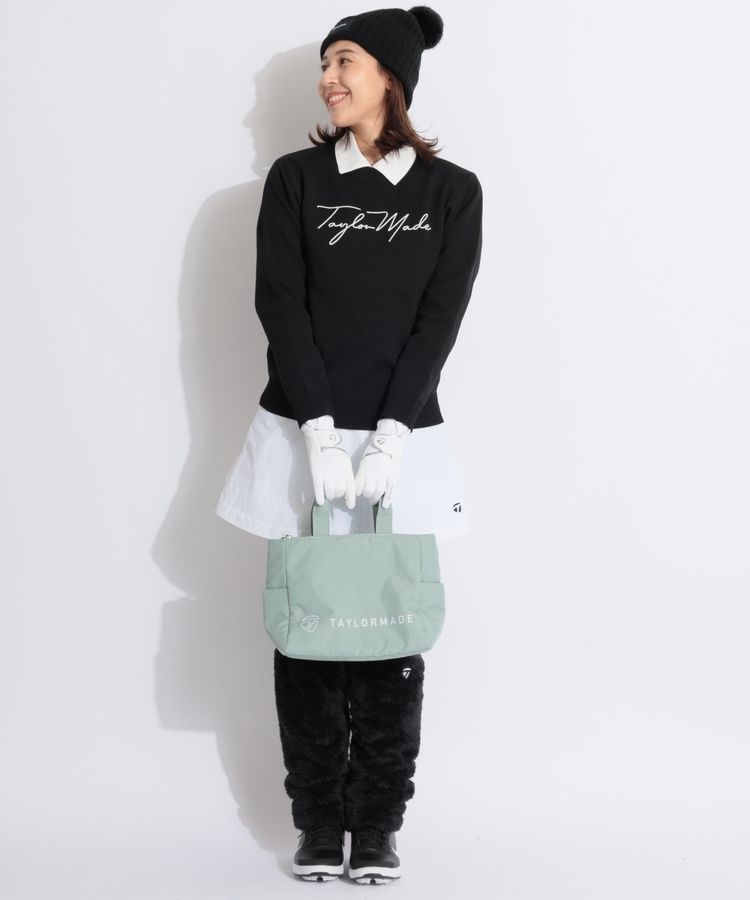 テーラーメイドゴルフ TG 【ストレッチ】フロントロゴ裏起毛クルー
