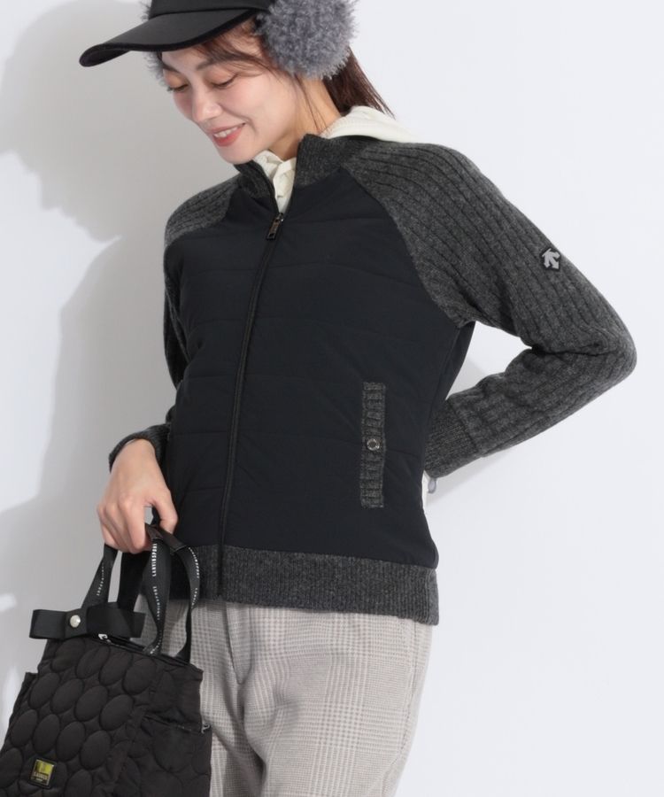 デサントゴルフ DE 【蓄熱保温】ニット切替ハイブリッド中綿