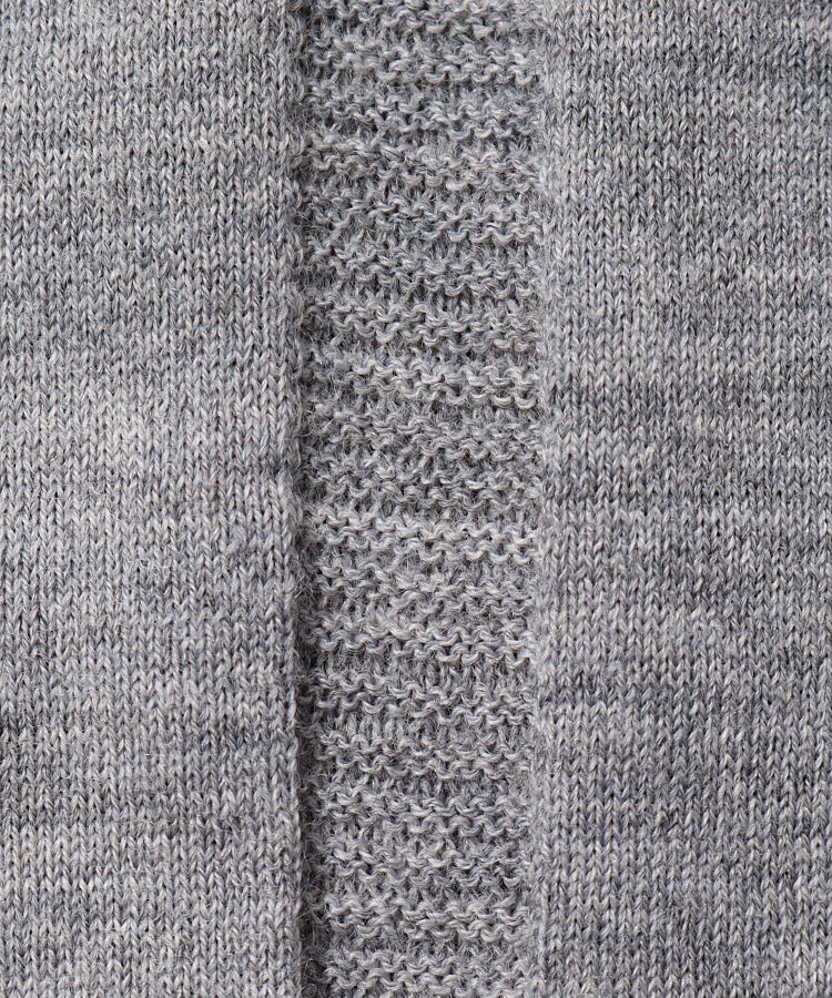 セントアンドリュース SA バックラインウール混2WAY衿付きニット