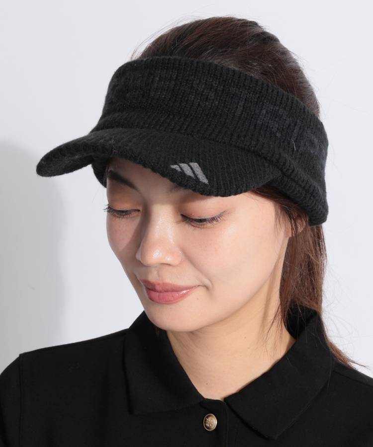 AG シャドウロゴニットサンバイザー