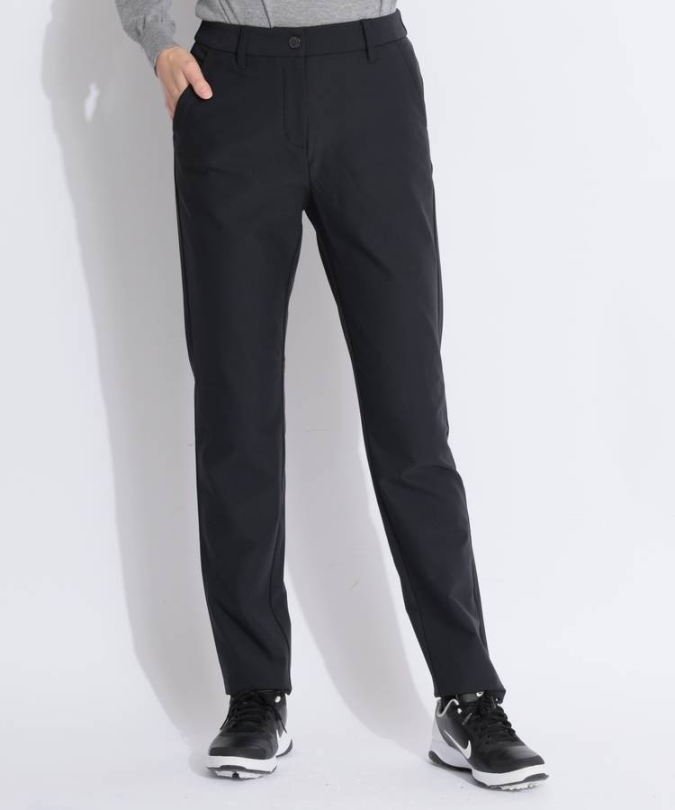 DE 【防風撥水】バックゴム裏起毛ロングパンツ