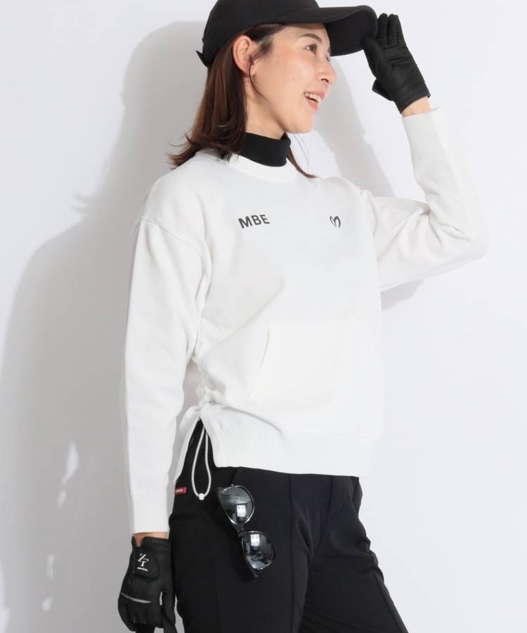 MB 【上田桃子プロコラボ】サイドドロストニットプルオーバー