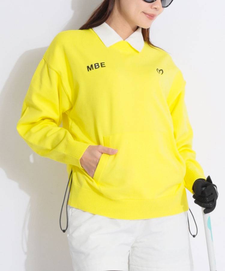 MB 【上田桃子プロコラボ】サイドドロストニットプルオーバー