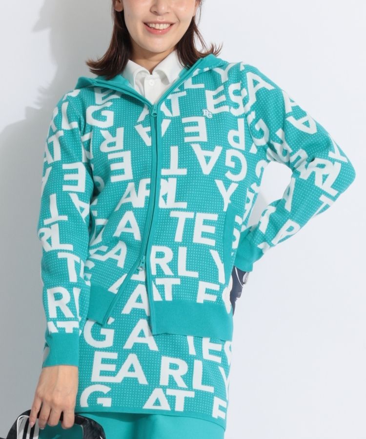 パーリーゲイツ ニットパーカー レディース パーリーゲイツ パーカー