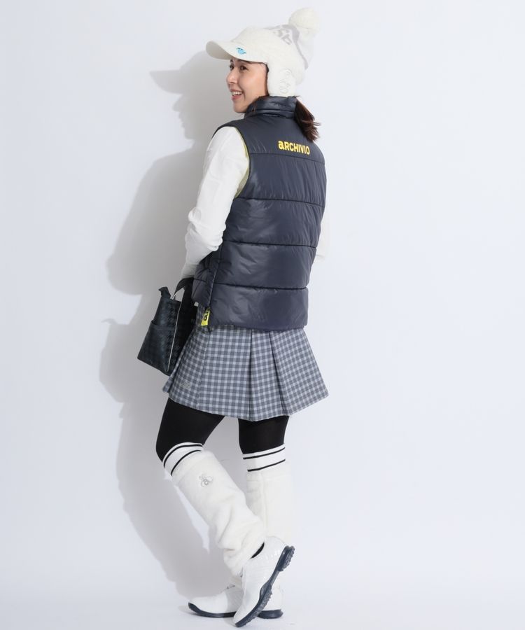 アルチビオ AR 選べるデザインスタンドネック中綿ベスト レディース