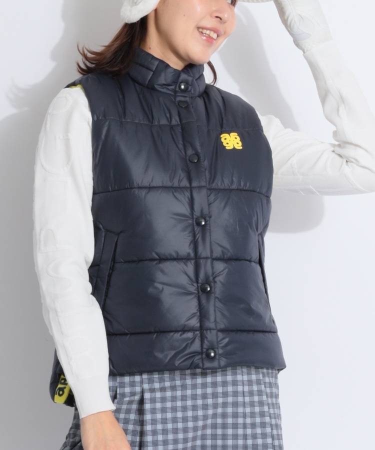 AR 選べるデザインスタンドネック中綿ベスト