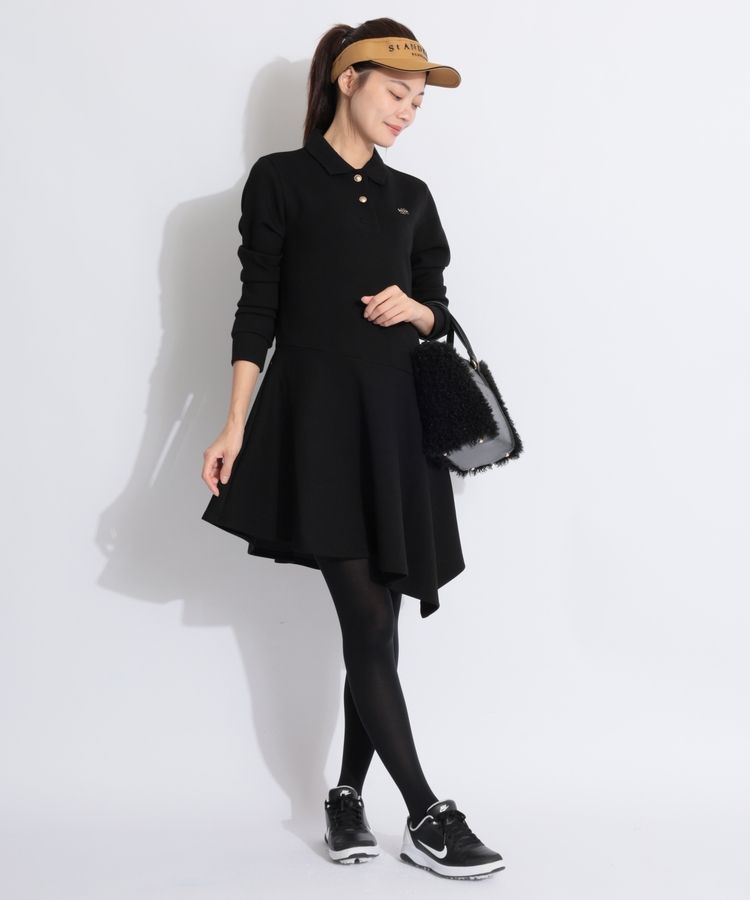 セントアンドリュース SA 変形フレアダンボールポロワンピース