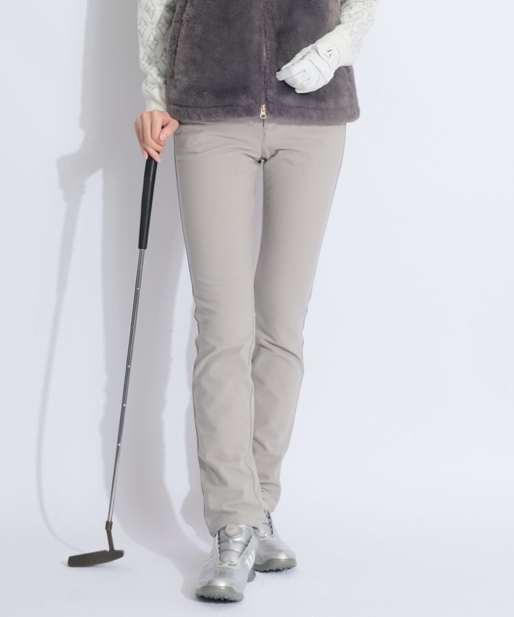 アルベルトゴルフ AL 【撥水防風】裏微起毛ロングパンツ レディース