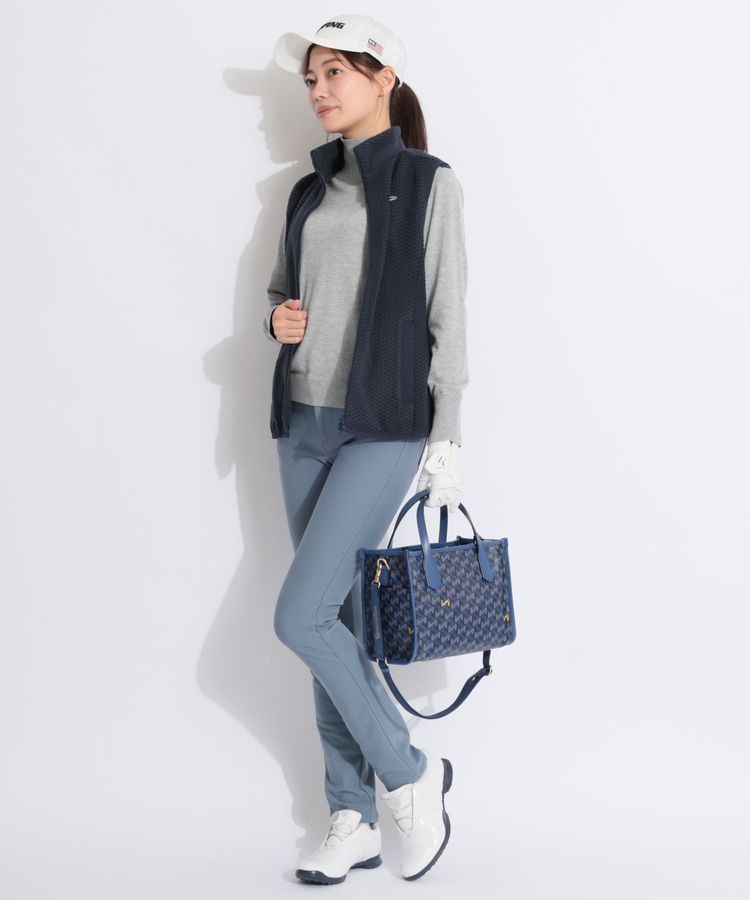 アルベルトゴルフ AL 【撥水防風】裏微起毛ロングパンツ レディース