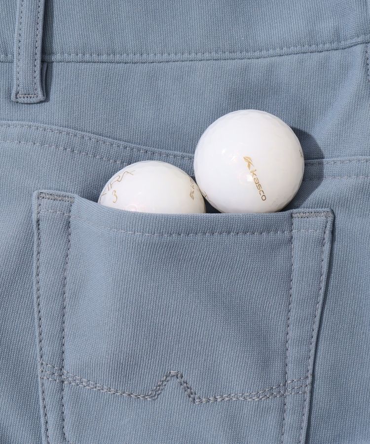 アルベルトゴルフ AL 【撥水防風】裏微起毛ロングパンツ レディース