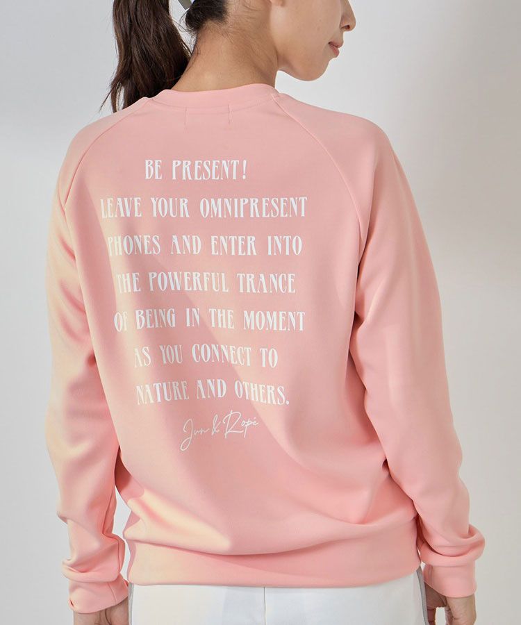 【ストレッチUV】メッセージプリントダンボールプルオーバー