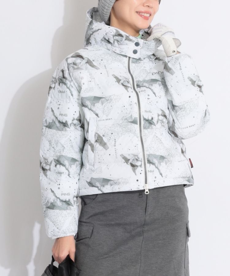 【撥水保温】選べるデザイン2WAYフーディ中綿ジャケット