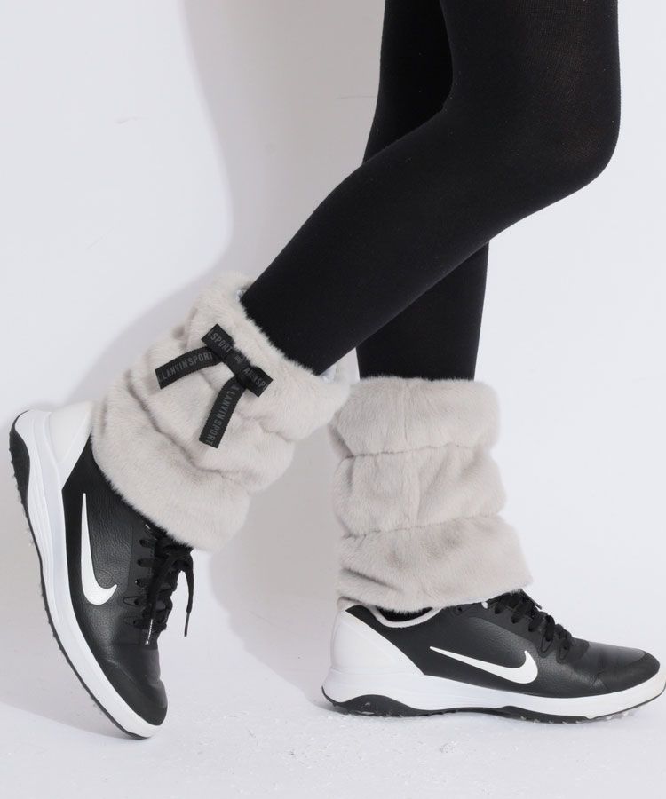 裏フリースショート丈中綿レッグウォーマー