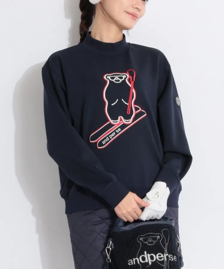 美品 and per se アンパスィ ゴルフウェア セットアップ レディース