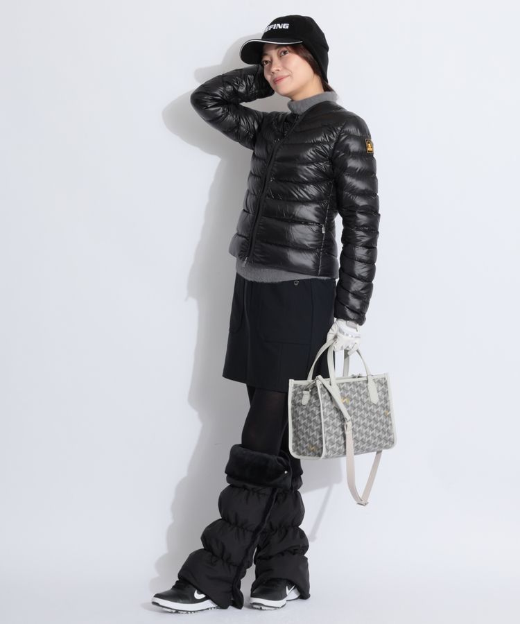 ブリーフィングゴルフ BR ロゴデザインシャギータートルネックニット