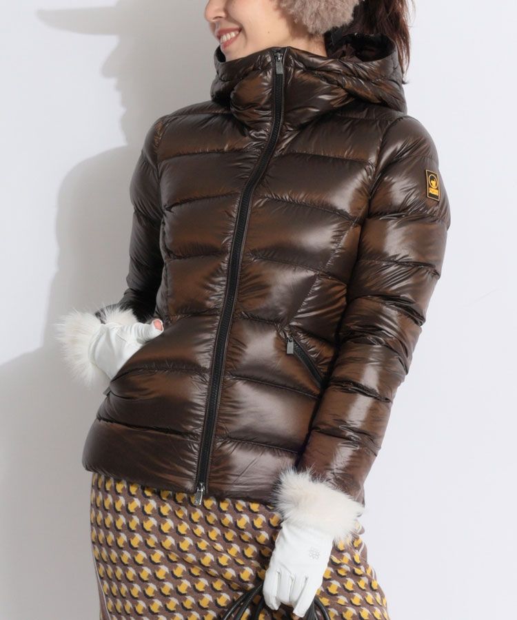 チェッセピューミニ CI 【800FILL】フーディダウンジャケット