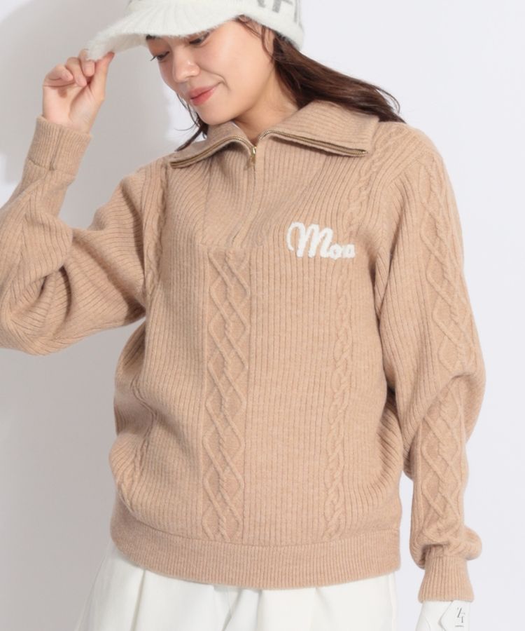 【美品】近年モデル　マーク&ロナ　ML-TECK ハーフジッププルオーバー ハーフジッププルオーバーニット（7154170051） | INED