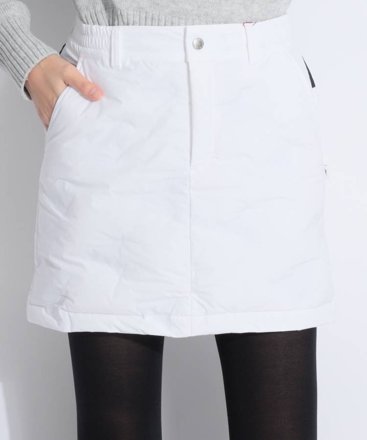 NB 【撥水】バックプリント中綿スカート