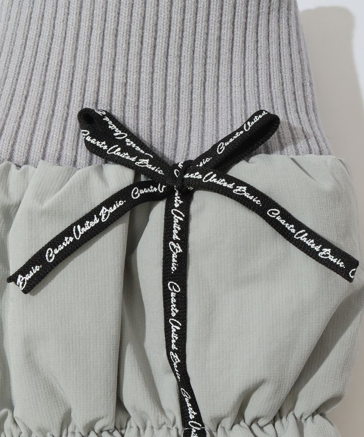 クアルトユナイテッド CU サイドリボンレッグウォーマー レディース