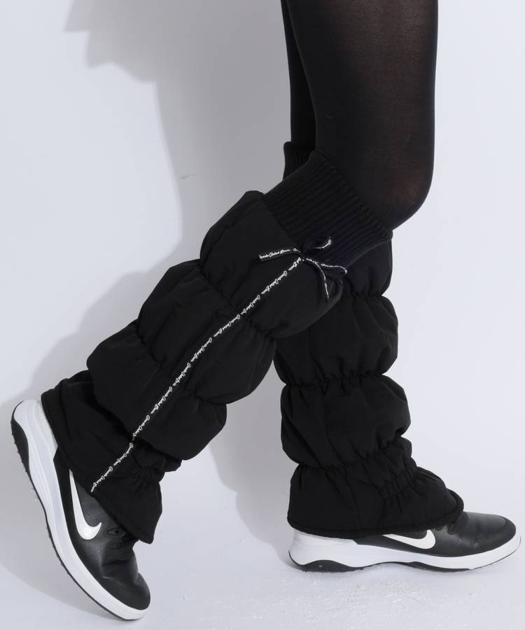 CU サイドリボンレッグウォーマー