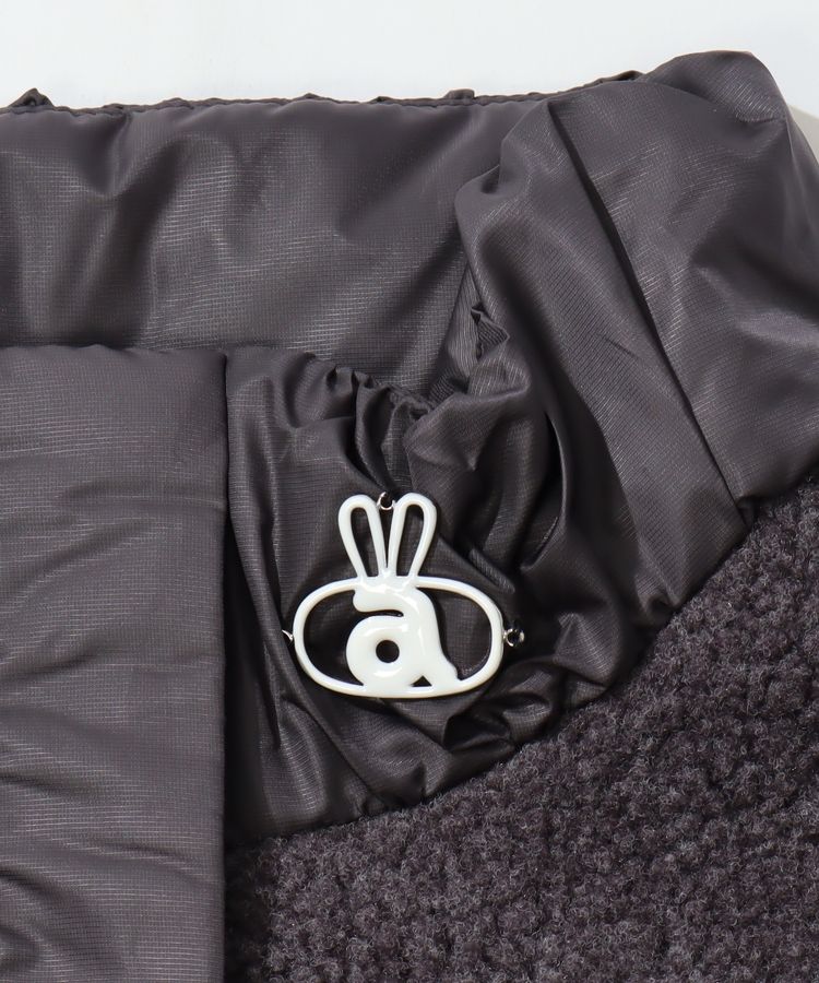 アルチビオ AR 【蓄熱保温】ギャザースタンドネックボアベスト