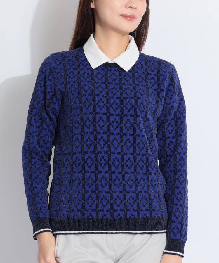 レザレクション RR プラハパターンクルーネックニット レディース