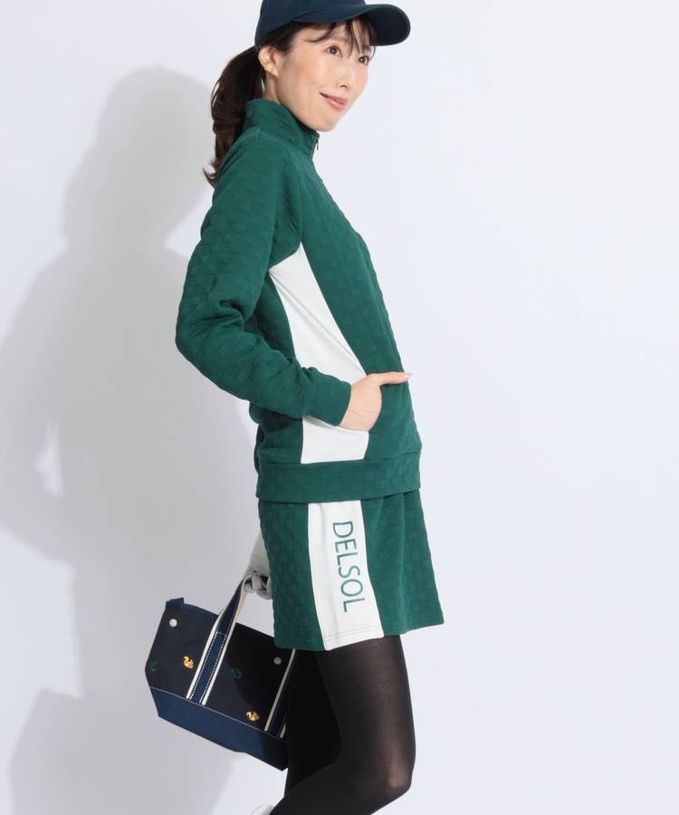 DL ブロックチェック柄セットアップ