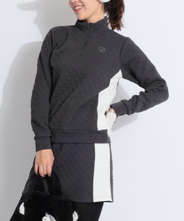 デルソルゴルフ DL ブロックチェック柄セットアップ レディース