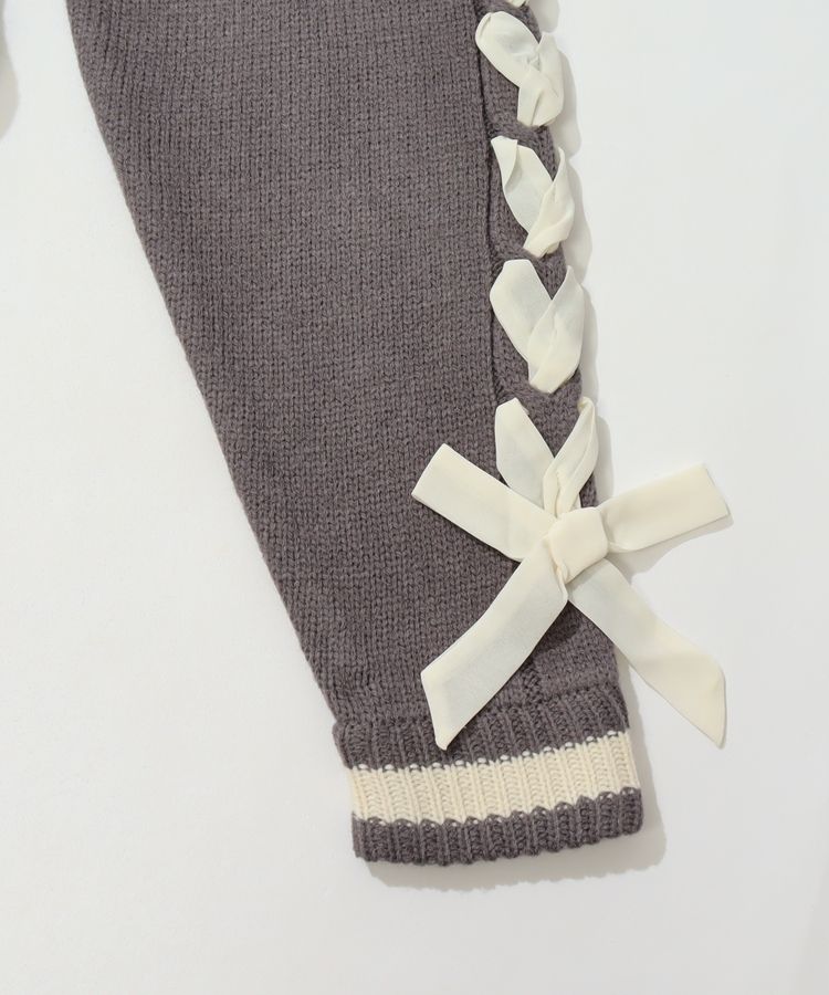 アルチビオ AR 編みリボンクルーネックニット レディースゴルフウェア