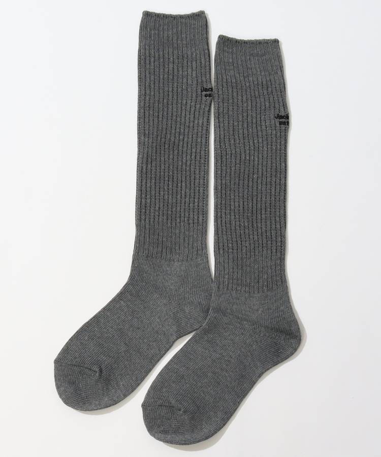 JB バックロゴ刺繍リブルーズソックス