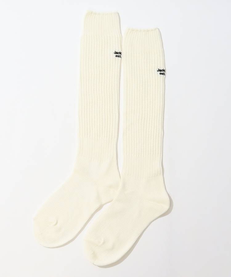 JB バックロゴ刺繍リブルーズソックス