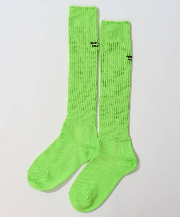 JB バックロゴ刺繍リブルーズソックス