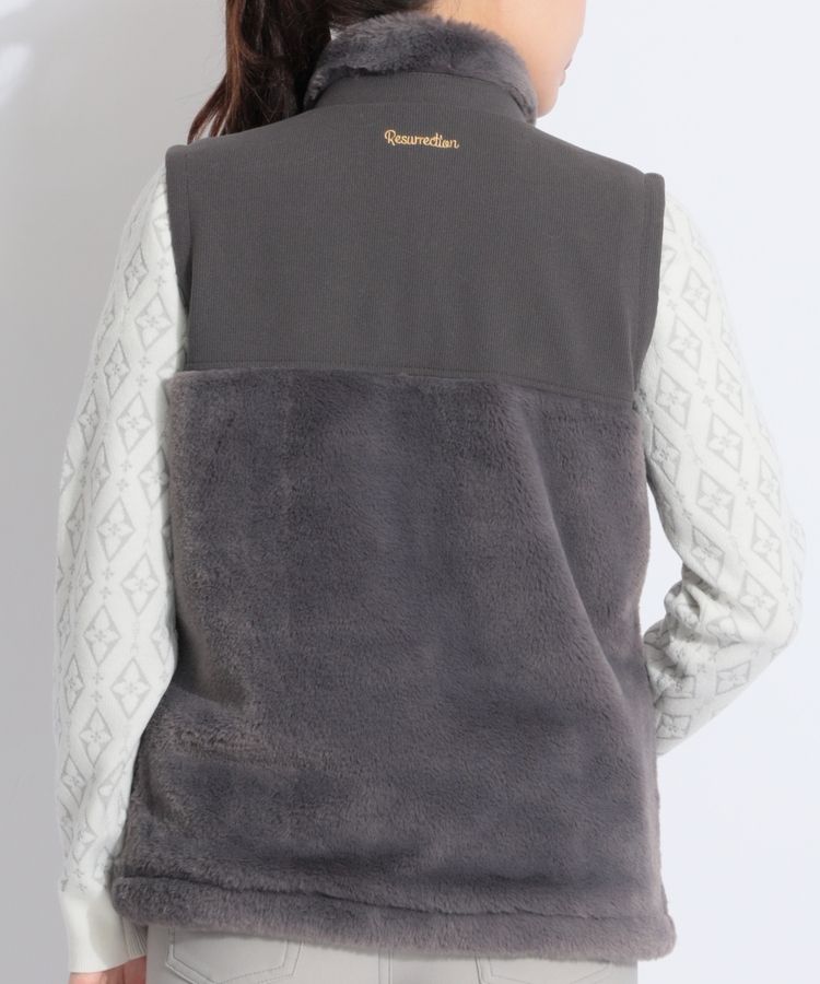 レザレクション RR スイッチングファーベスト レディースゴルフウェア