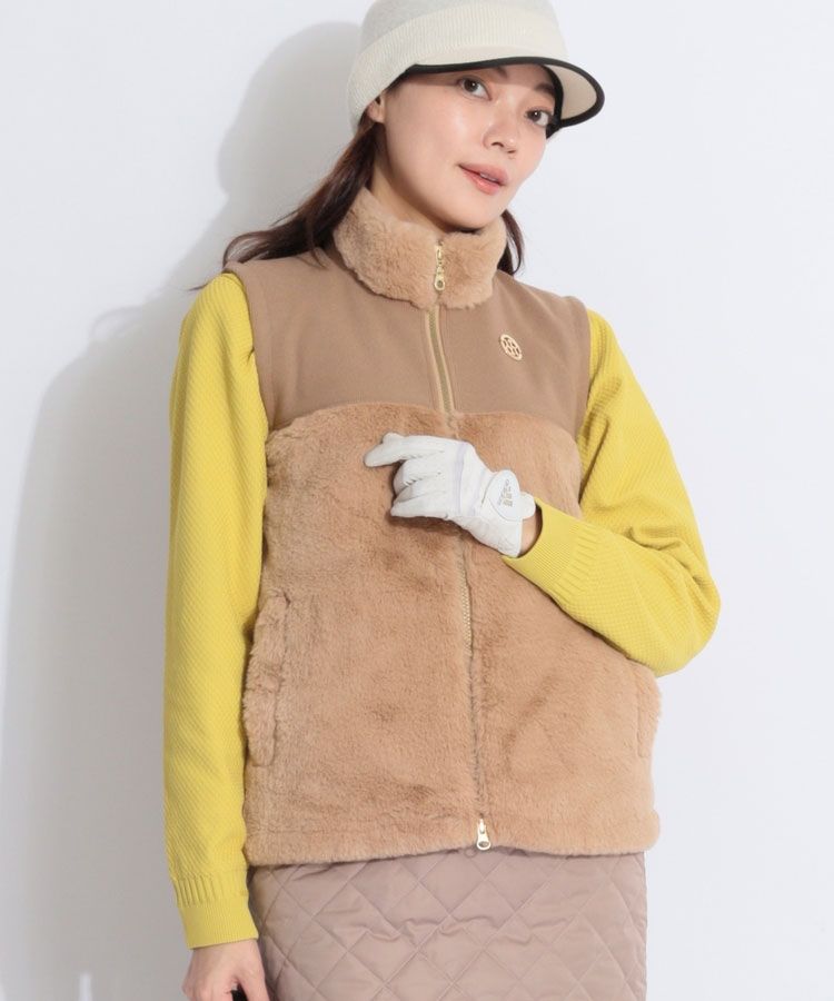 レザレクション　ファー　ベスト　ゴルフ　L レザレクション ファー ベスト ゴルフ L 【公式通販】