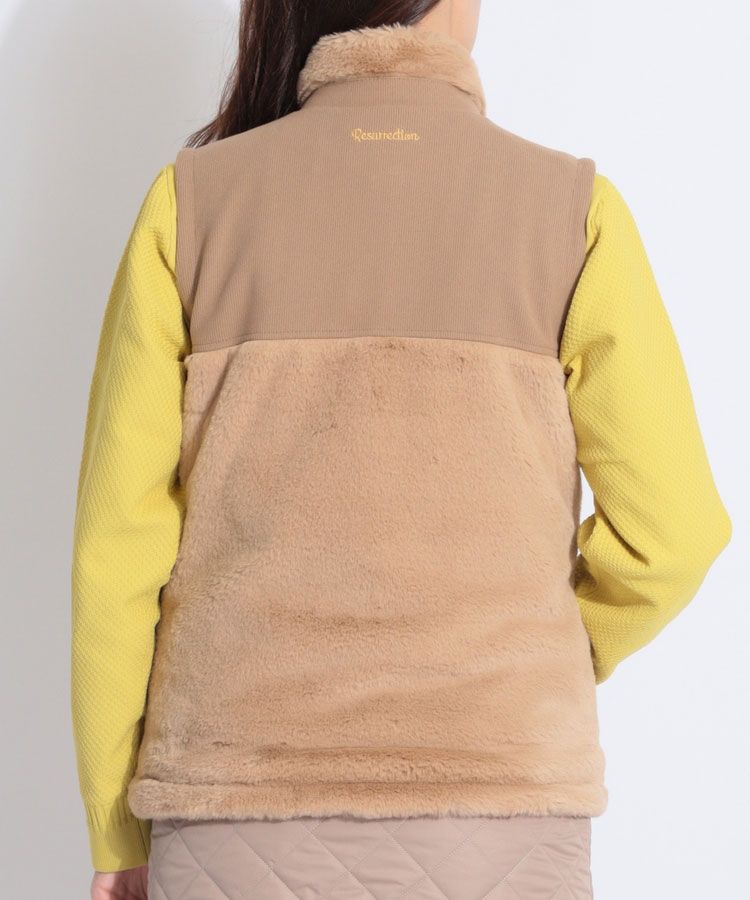 レザレクション RR スイッチングファーベスト レディースゴルフウェア