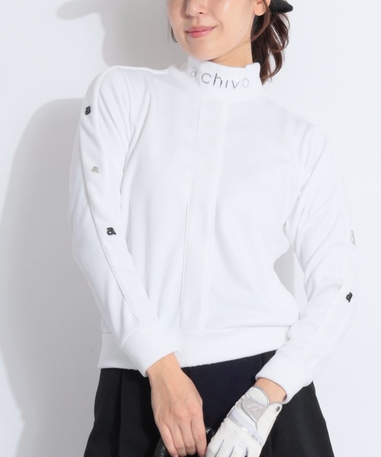 ◆新品現品限り◆アルチビオ長袖モックネック アルチビオ AR スリーブチャームモックネックプルオーバー