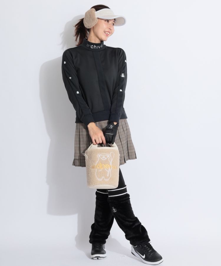 アルチビオ AR スリーブチャームモックネックプルオーバー