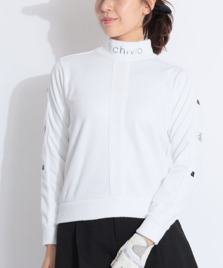 アルチビオ AR スリーブチャームモックネックプルオーバー レディース