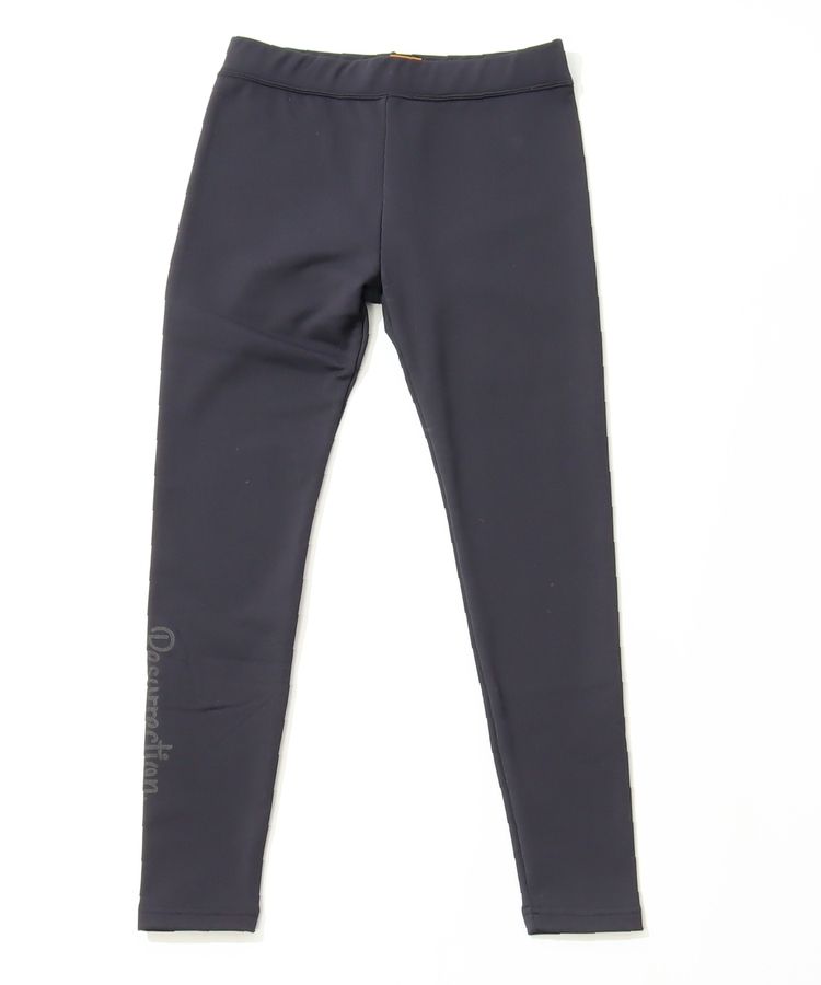 裏起毛ワンポイントロゴトレンカ