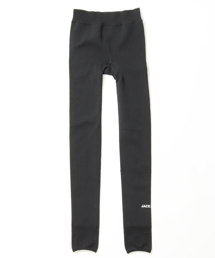 裏起毛ワンポイントロゴトレンカ