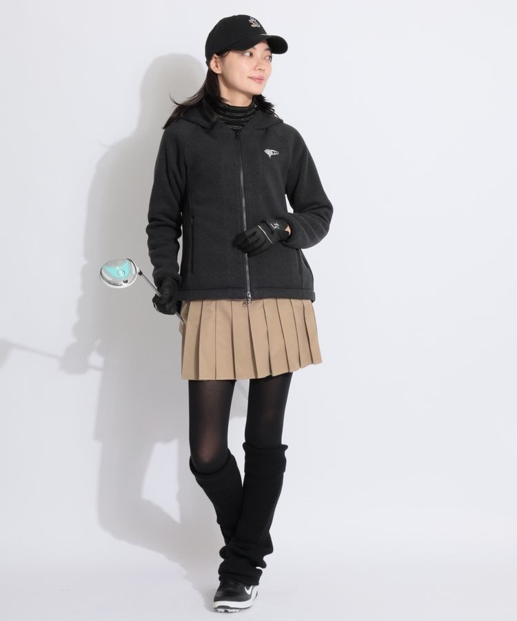 ビームスゴルフ BE 【POLARTEC】裏メッシュジップニットパーカー