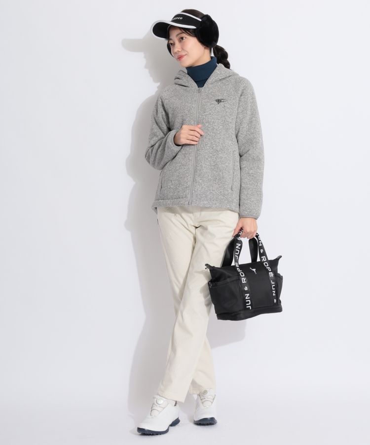 ビームスゴルフ BE 【POLARTEC】裏メッシュジップニットパーカー