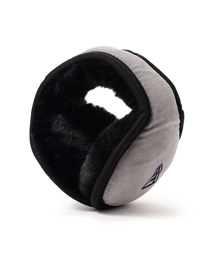 BE 【NEWERA】バックアーム型コーデュロイイヤーマフ