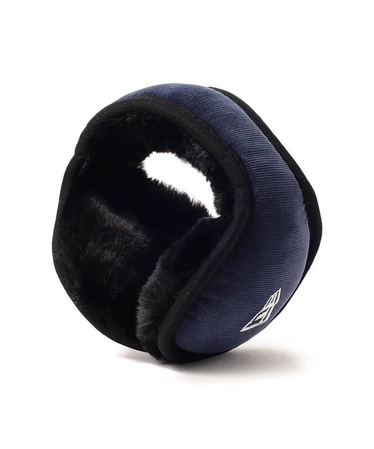 BE 【NEWERA】バックアーム型コーデュロイイヤーマフ