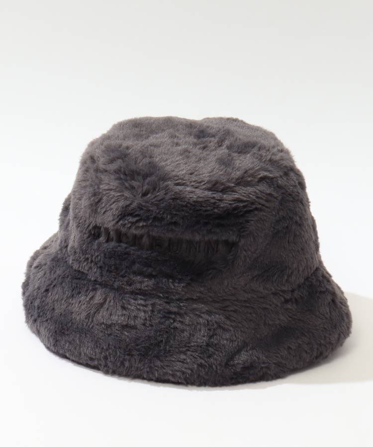 JB フロントロゴ刺繍ファーバケットハット