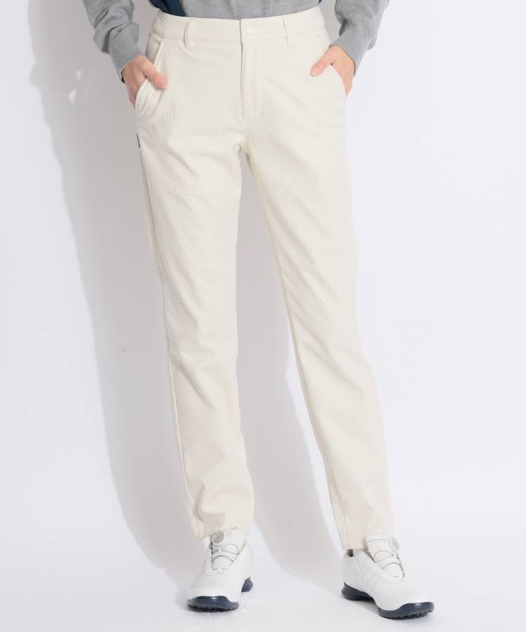 JB 【防風】裏フリースエンボスロゴロングパンツ